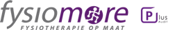 FysioMore logo met Plus Audit